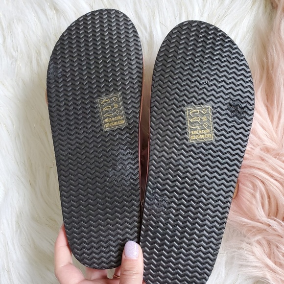 Desert Rose Faux Suede Braided Slides - Picture 6 of 6